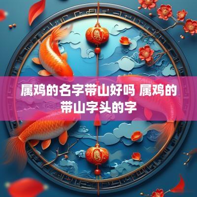 属鸡的名字带山好吗 属鸡的带山字头的字 属鸡的名字带山好吗 属鸡的带山字头的字