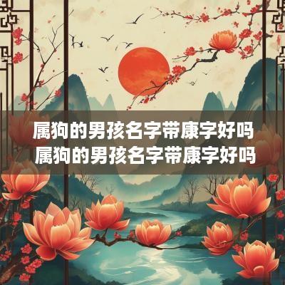 属狗的男孩名字带康字好吗 属狗的男孩名字带康字好吗