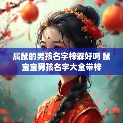属鼠的男孩名字梓霖好吗 鼠宝宝男孩名字大全带梓