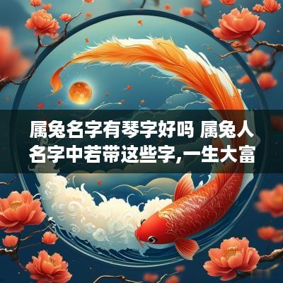 属兔名字有琴字好吗 属兔人名字中若带这些字,一生大富大贵