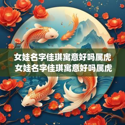 女娃名字佳琪寓意好吗属虎 女娃名字佳琪寓意好吗属虎的