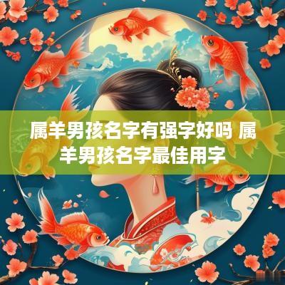 属羊男孩名字有强字好吗 属羊男孩名字最佳用字