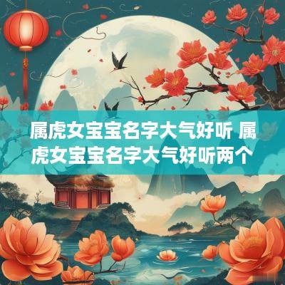 属虎女宝宝名字大气好听 属虎女宝宝名字大气好听两个字