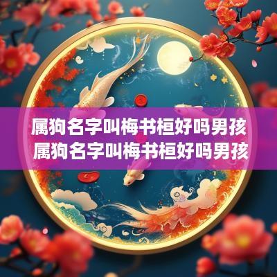 属狗名字叫梅书桓好吗男孩 属狗名字叫梅书桓好吗男孩取名