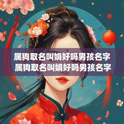 属狗取名叫娟好吗男孩名字 属狗取名叫娟好吗男孩名字怎么取