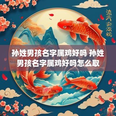 孙姓男孩名字属鸡好吗 孙姓男孩名字属鸡好吗怎么取