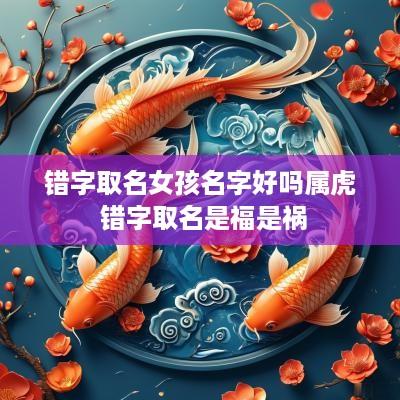 错字取名女孩名字好吗属虎 错字取名是福是祸