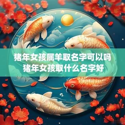 猪年女孩属羊取名字可以吗 猪年女孩取什么名字好