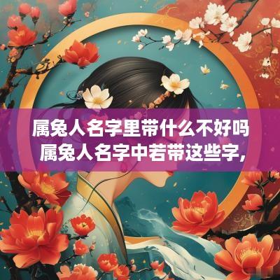 属兔人名字里带什么不好吗 属兔人名字中若带这些字,一生大富大贵