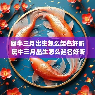 属牛三月出生怎么起名好听 属牛三月出生怎么起名好听点
