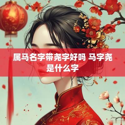 属马名字带尧字好吗 马字尧是什么字