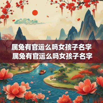 属兔有官运么吗女孩子名字 属兔有官运么吗女孩子名字大全