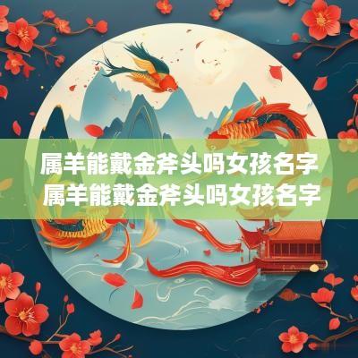 属羊能戴金斧头吗女孩名字 属羊能戴金斧头吗女孩名字叫什么