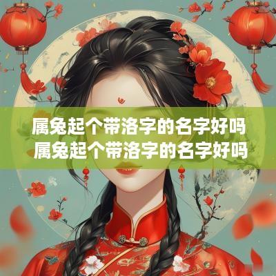 属兔起个带洛字的名字好吗 属兔起个带洛字的名字好吗男孩