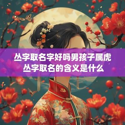 丛字取名字好吗男孩子属虎 丛字取名的含义是什么