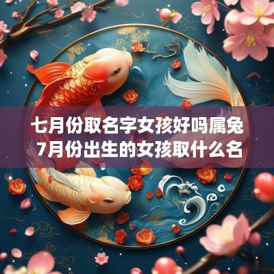 七月份取名字女孩好吗属兔 7月份出生的女孩取什么名好