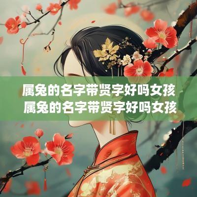 属兔的名字带贤字好吗女孩 属兔的名字带贤字好吗女孩怎么取