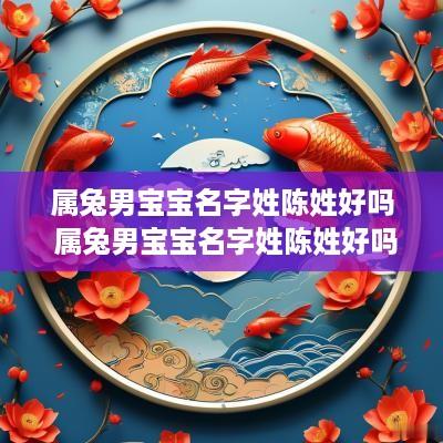属兔男宝宝名字姓陈姓好吗 属兔男宝宝名字姓陈姓好吗怎么取