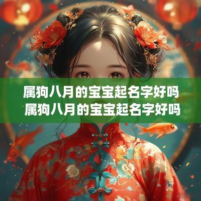 属狗八月的宝宝起名字好吗 属狗八月的宝宝起名字好吗男孩