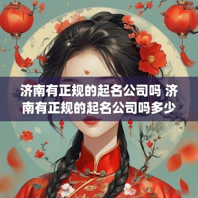 济南有正规的起名公司吗 济南有正规的起名公司吗多少钱