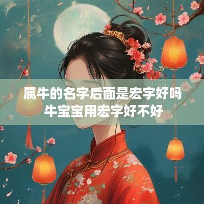 属牛的名字后面是宏字好吗 牛宝宝用宏字好不好