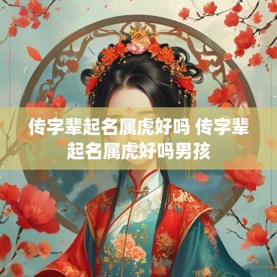 传字辈起名属虎好吗 传字辈起名属虎好吗男孩