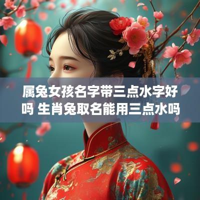 属兔女孩名字带三点水字好吗 生肖兔取名能用三点水吗