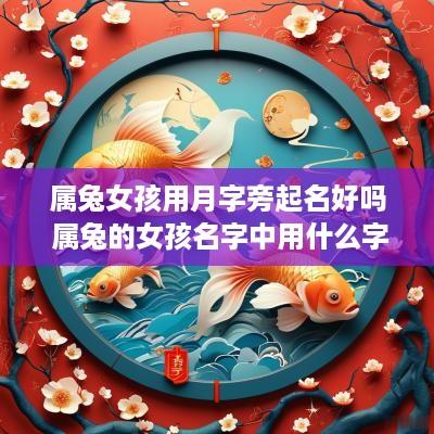 属兔女孩用月字旁起名好吗 属兔的女孩名字中用什么字好