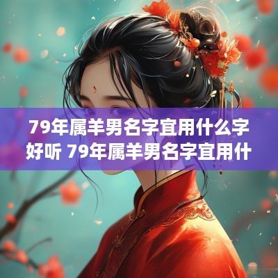 79年属羊男名字宜用什么字好听 79年属羊男名字宜用什么字好听点