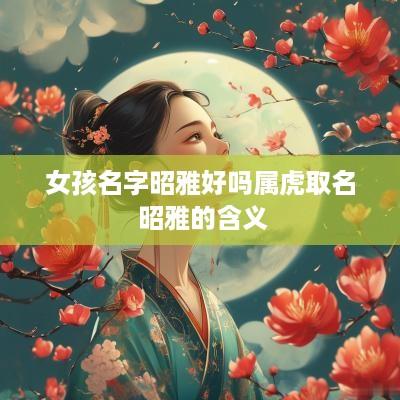 女孩名字昭雅好吗属虎取名 昭雅的含义