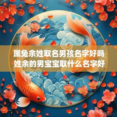 属兔余姓取名男孩名字好吗 姓余的男宝宝取什么名字好