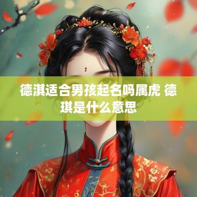德淇适合男孩起名吗属虎 德琪是什么意思