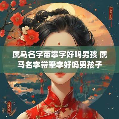 属马名字带攀字好吗男孩 属马名字带攀字好吗男孩子