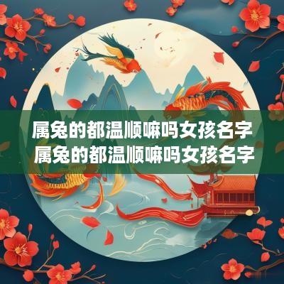 属兔的都温顺嘛吗女孩名字 属兔的都温顺嘛吗女孩名字叫什么