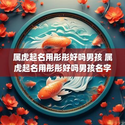 属虎起名用彤彤好吗男孩 属虎起名用彤彤好吗男孩名字