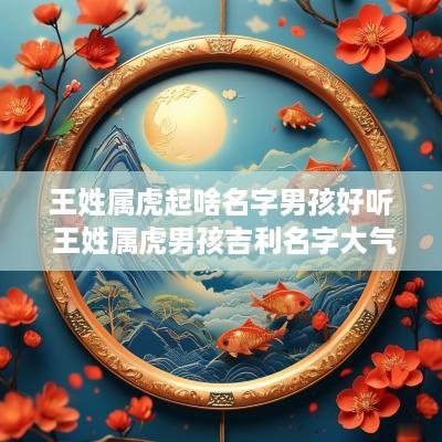 王姓属虎起啥名字男孩好听 王姓属虎男孩吉利名字大气