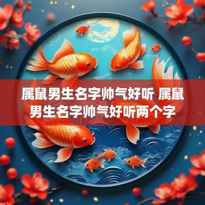 属鼠男生名字帅气好听 属鼠男生名字帅气好听两个字