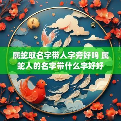 属蛇取名字带人字旁好吗 属蛇人的名字带什么字好好