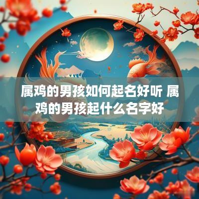 属鸡的男孩如何起名好听 属鸡的男孩起什么名字好
