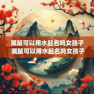 属鼠可以用水起名吗女孩子 属鼠可以用水起名吗女孩子名字