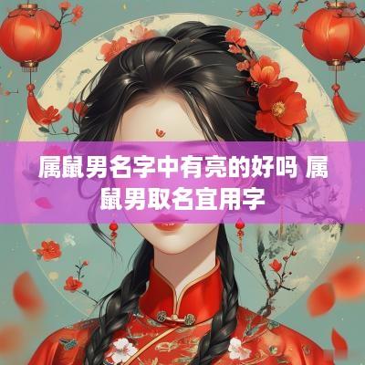 属鼠男名字中有亮的好吗 属鼠男取名宜用字