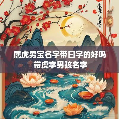 属虎男宝名字带曰字的好吗 带虎字男孩名字