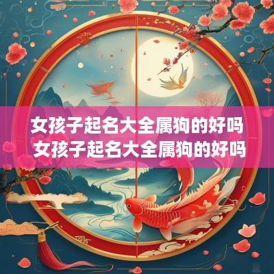 女孩子起名大全属狗的好吗 女孩子起名大全属狗的好吗