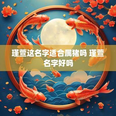 瑾萱这名字适合属猪吗 瑾萱名字好吗