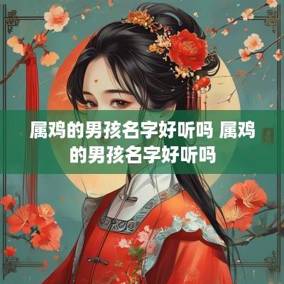 属鸡的男孩名字好听吗 属鸡的男孩名字好听吗