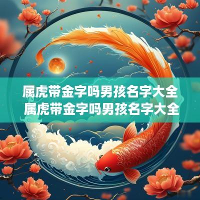 属虎带金字吗男孩名字大全 属虎带金字吗男孩名字大全四个字