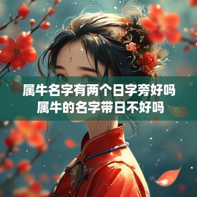 属牛名字有两个日字旁好吗 属牛的名字带日不好吗