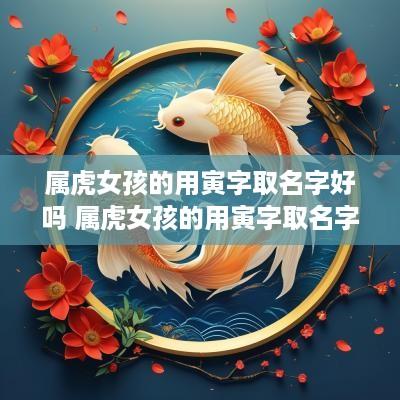 属虎女孩的用寅字取名字好吗 属虎女孩的用寅字取名字好吗