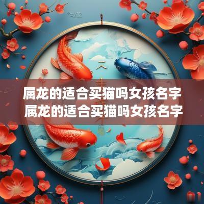属龙的适合买猫吗女孩名字 属龙的适合买猫吗女孩名字大全
