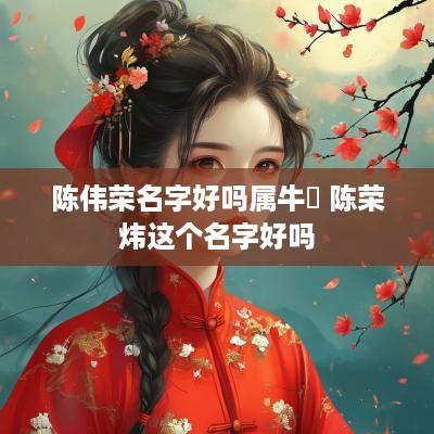 陈伟荣名字好吗属牛旳 陈荣炜这个名字好吗